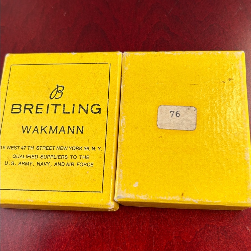 Vintage Breitling stopwatch Model 76 Mechanical winding watch Vintage circa 1940 - Picture 9 of 10